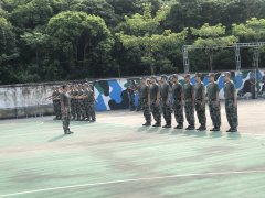 2019.8.20青少年黄埔军校深圳分校迎来新兵训练